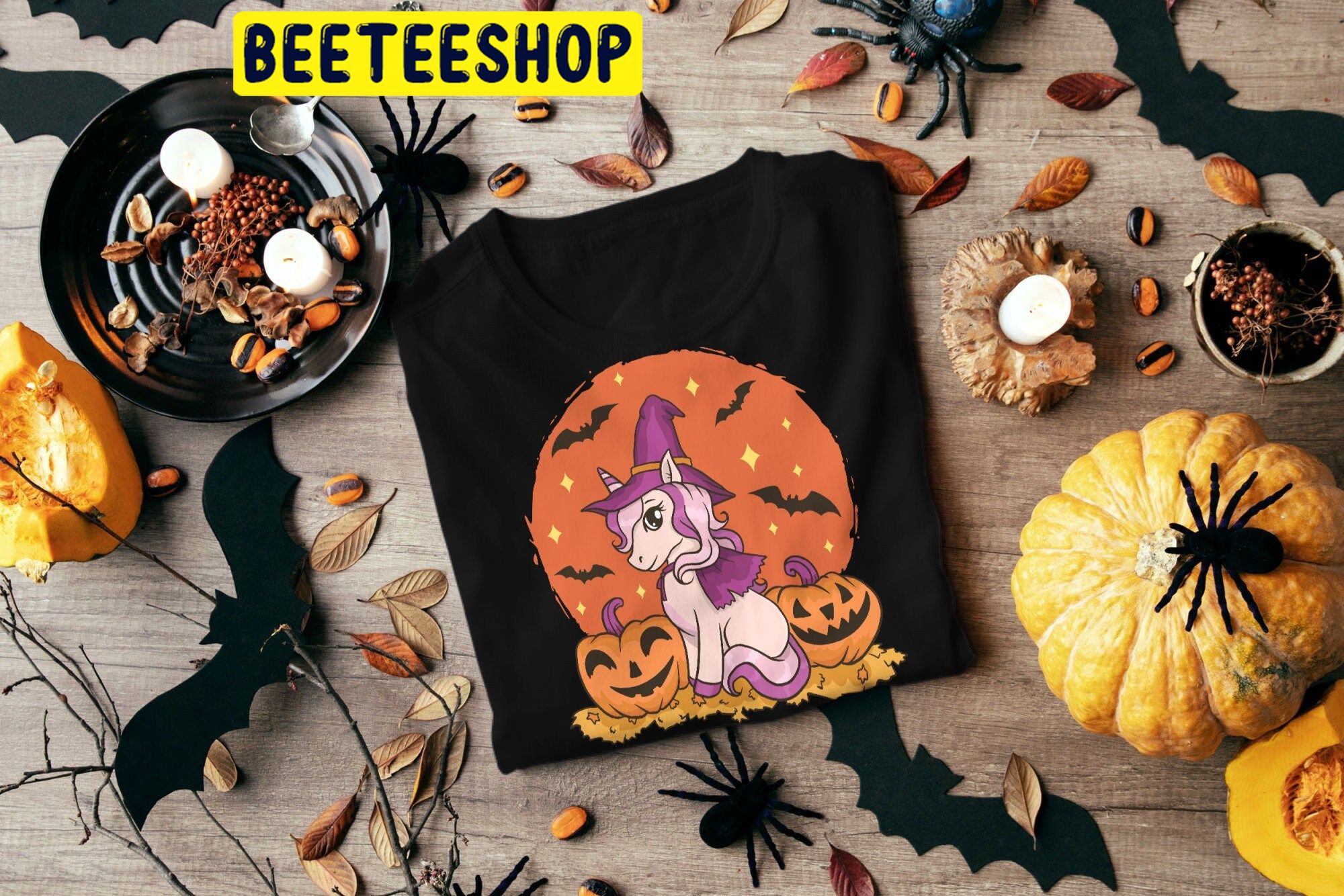 Unicorn Halloween Design Trending Unisex Shirt