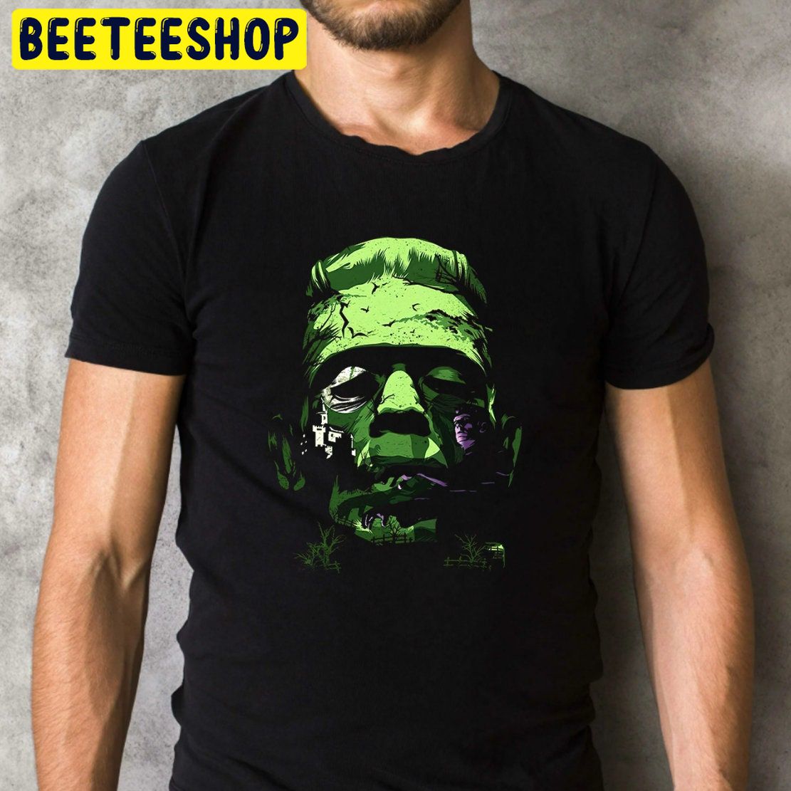 Universal Monsters Frankenstein Monster Horror Movie Halloween Trending Unisex Shirt