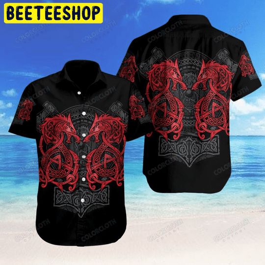 Viking Fenrir Trending Hawaiian Shirt