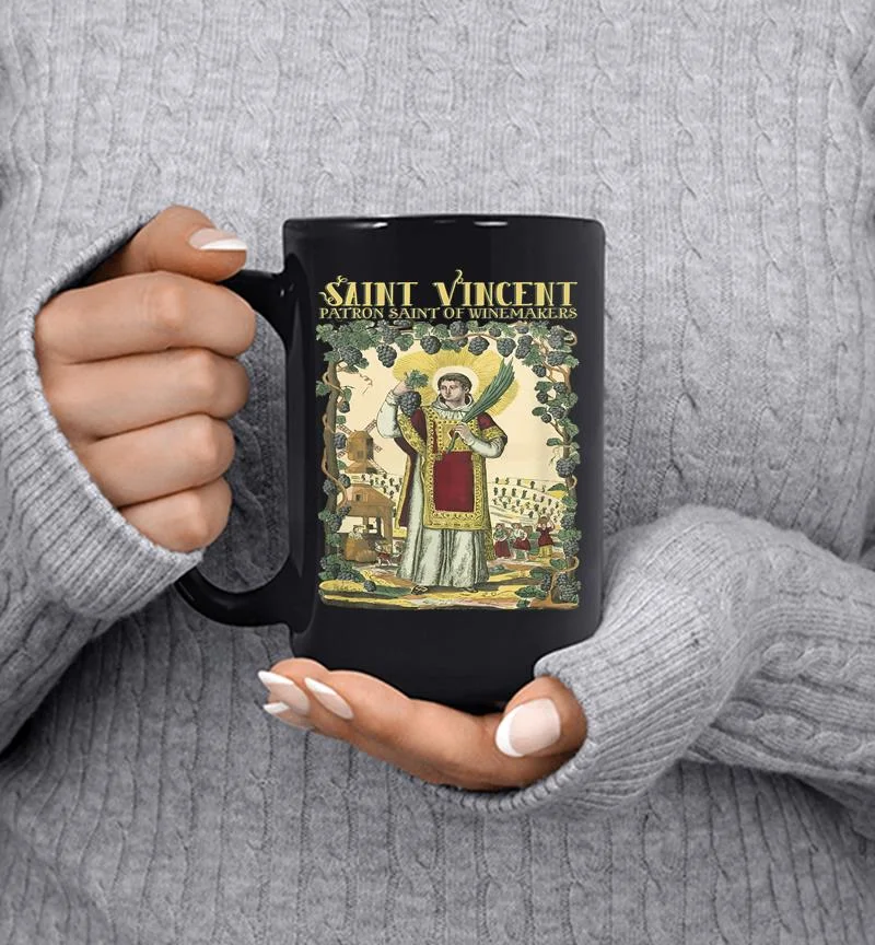 Vincent Of Saragossa Patron Of Winemakers Vigneron Catholic Mug