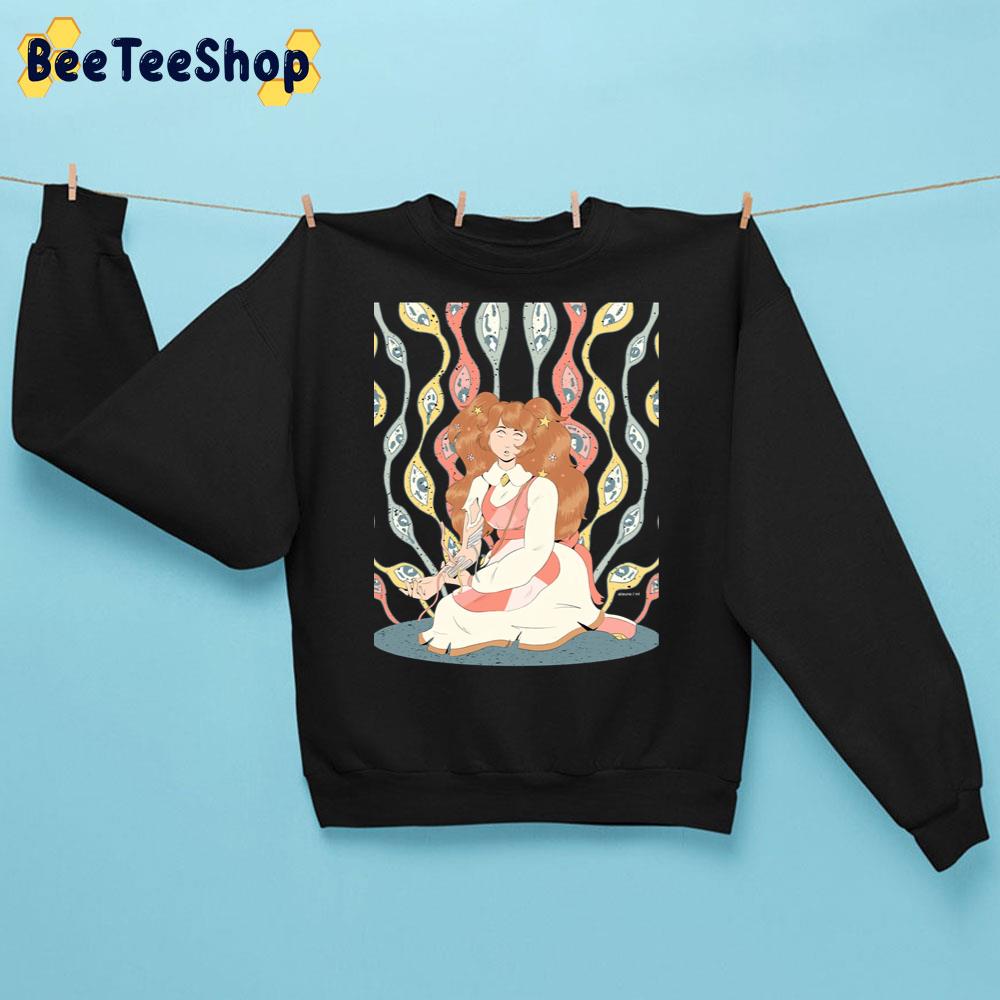 Vintage Bee And Puppycat Trending Unisex Sweatshirt