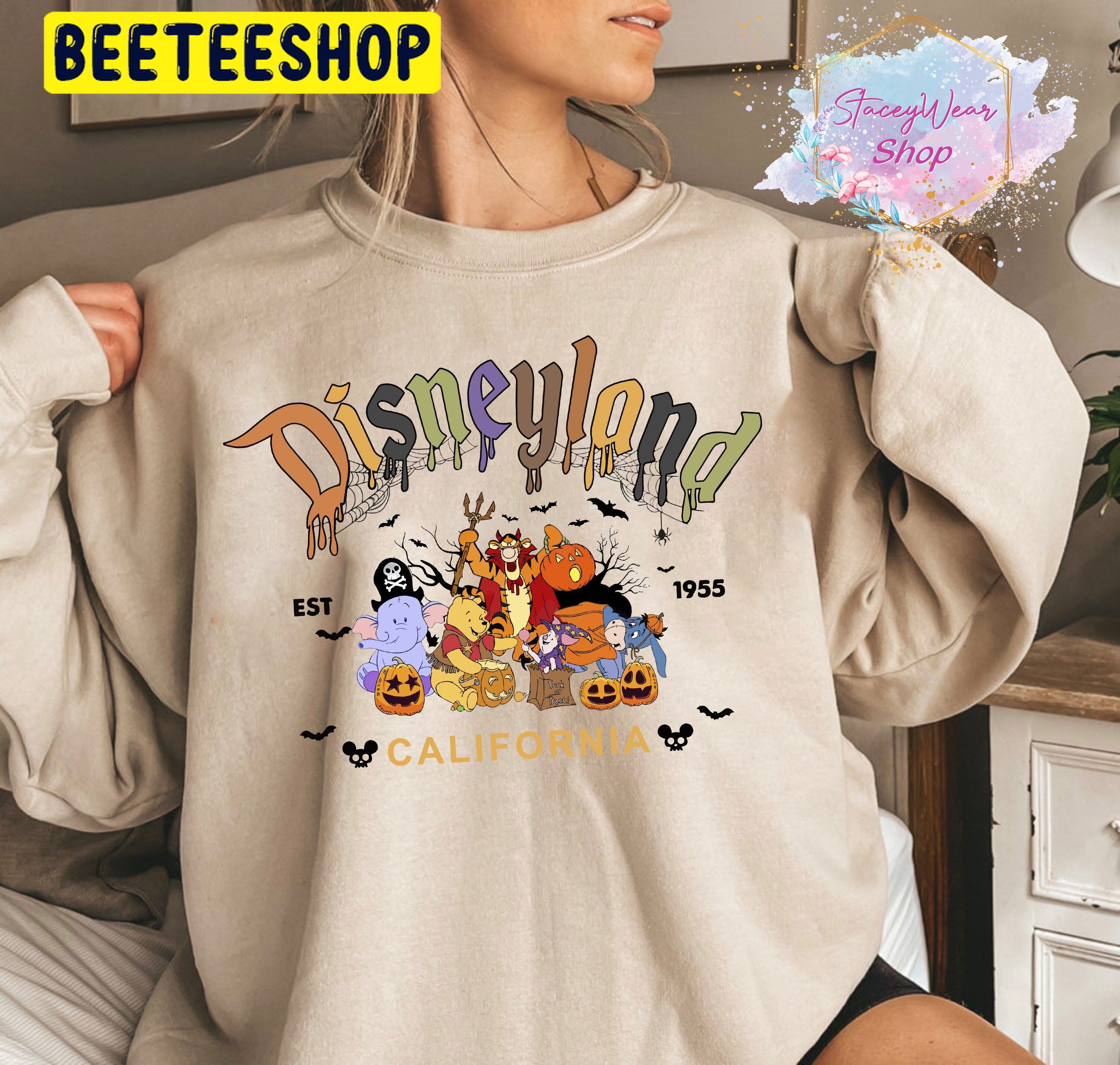 Vintage Disneyland Halloween Est 1955 Trending Unisex Shirt