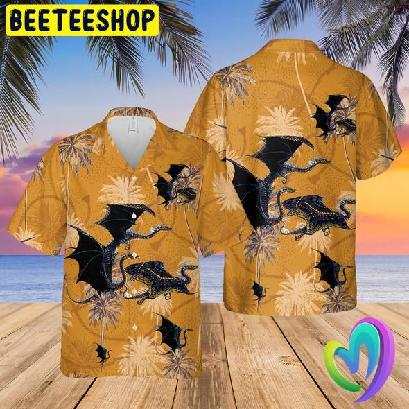 Vintage Fantasy Dragon Summer Trending Hawaiian Shirt