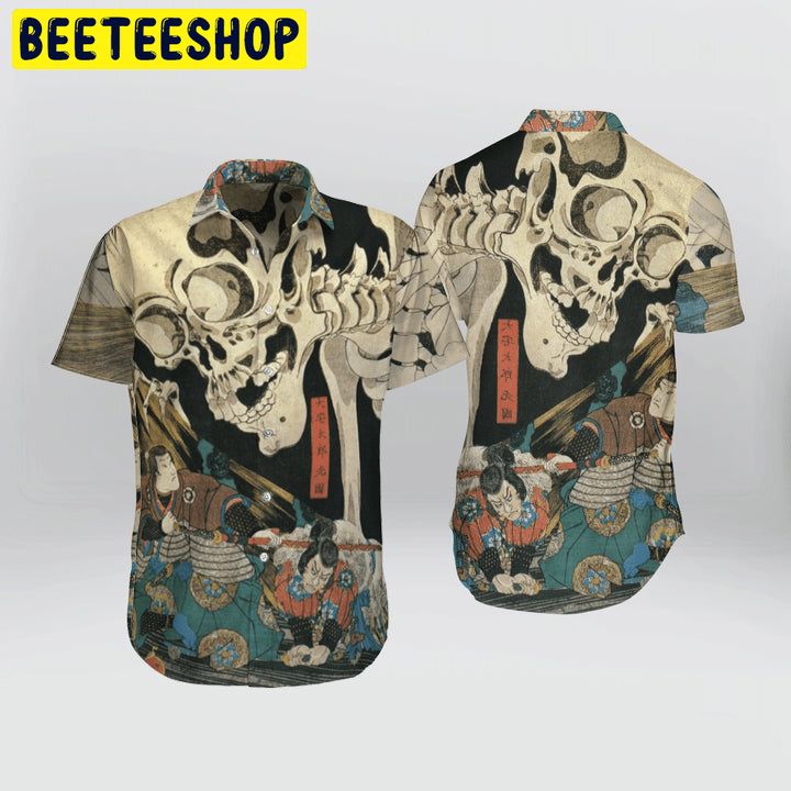 Vintage Japanese Aesthetic Ukiyoe Trending Hawaiian Shirt