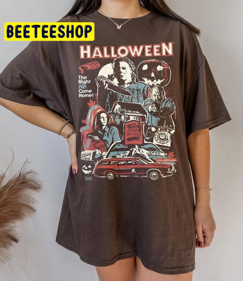 Vintage Michael Myers Halloween The Night He Came Home Trending Unisex Shirt