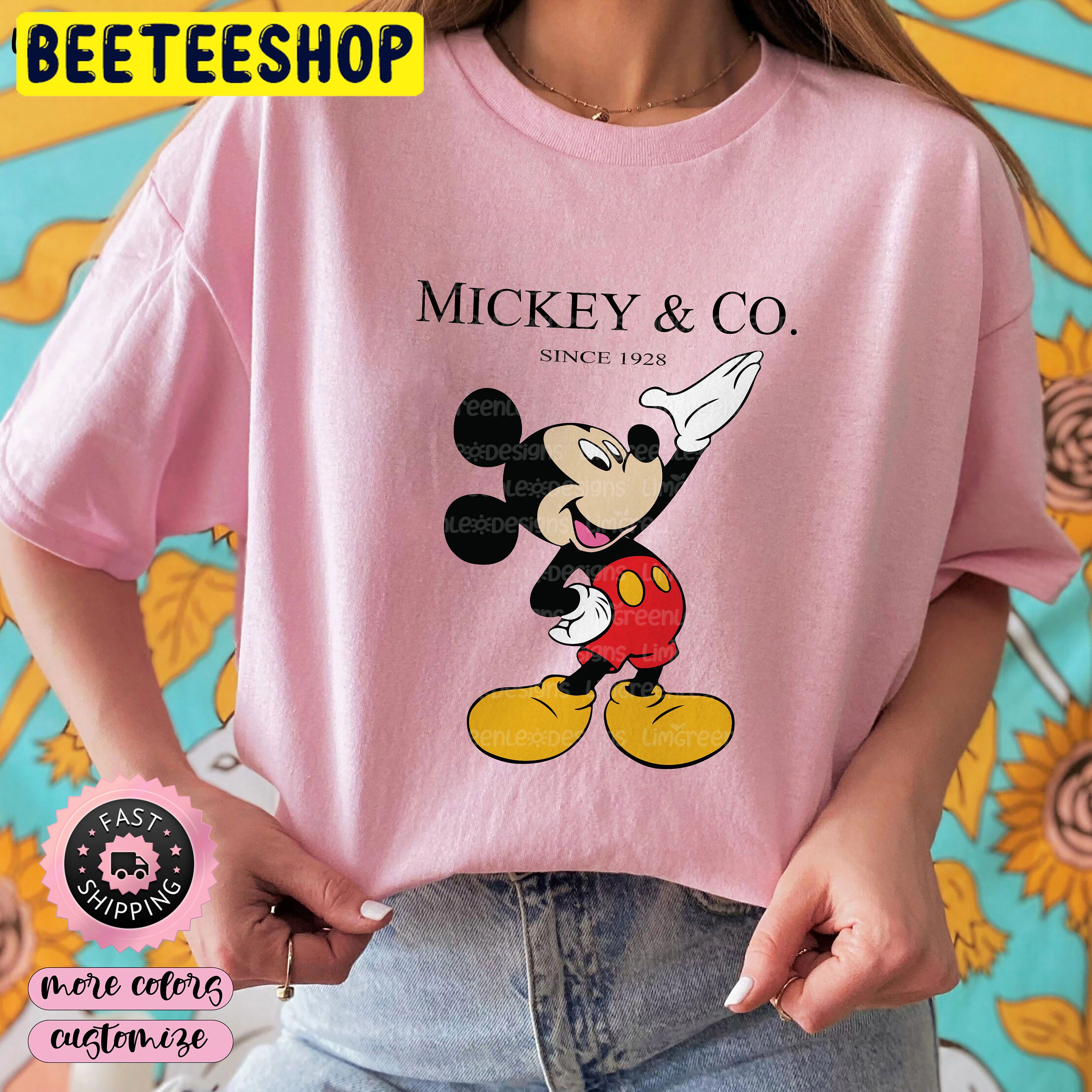 Vintage Mickey Mouse Since 1928 Disneyland Trending Unisex Shirt