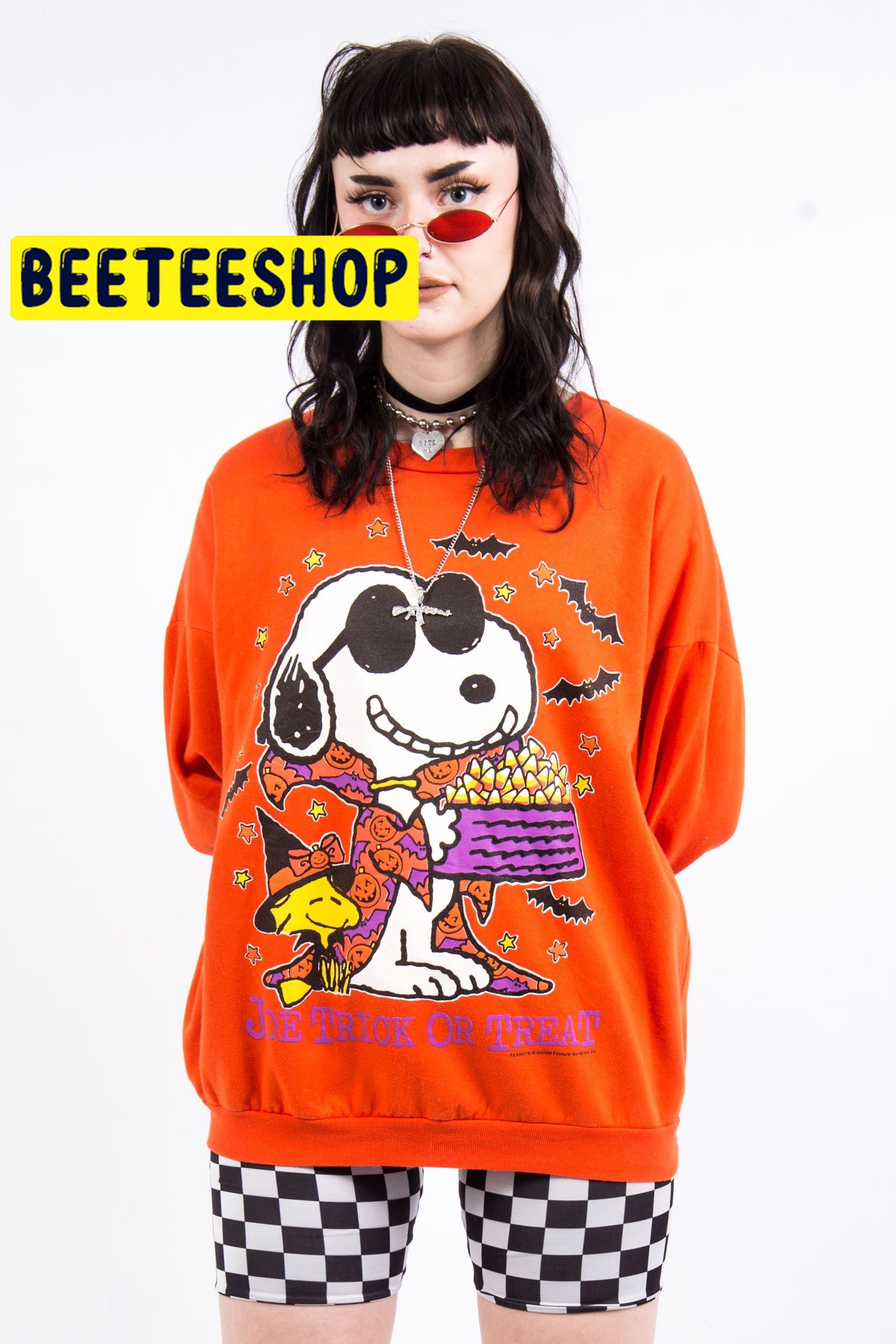 Vintage Peanuts Snoopy Halloween Trending Unisex Shirt