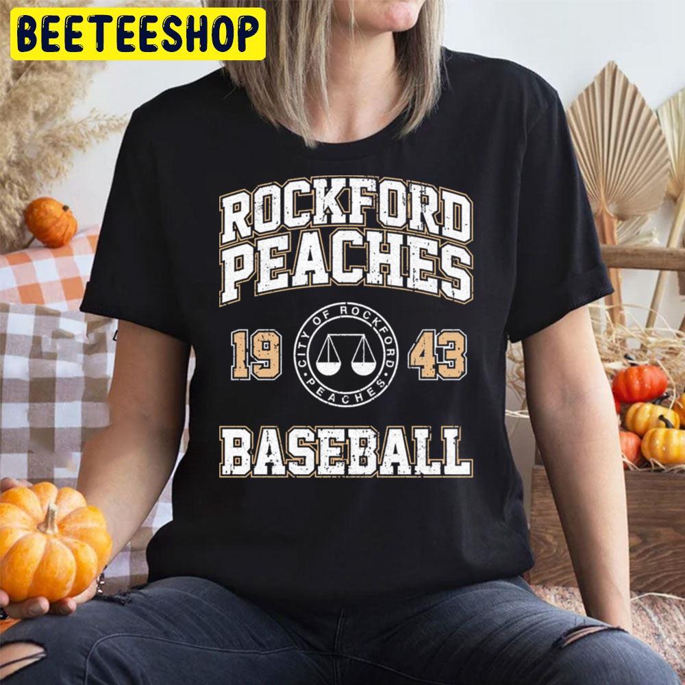 Vintage Rockford Peaches Baseball 1943 Trending Unisex T-Shirt