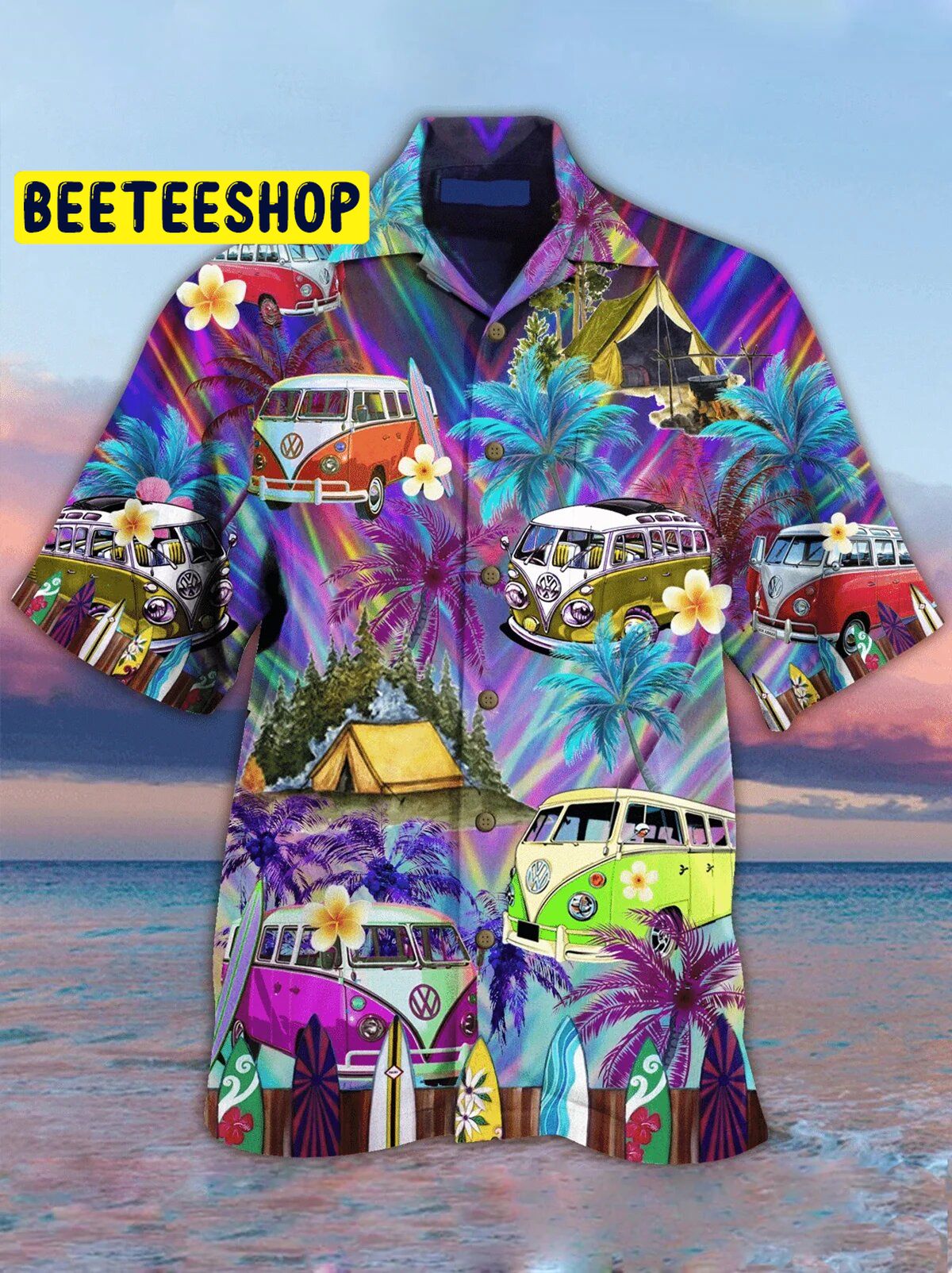 Vintage Shirts 3D All Over Printed Trending Hawaiian Shirt