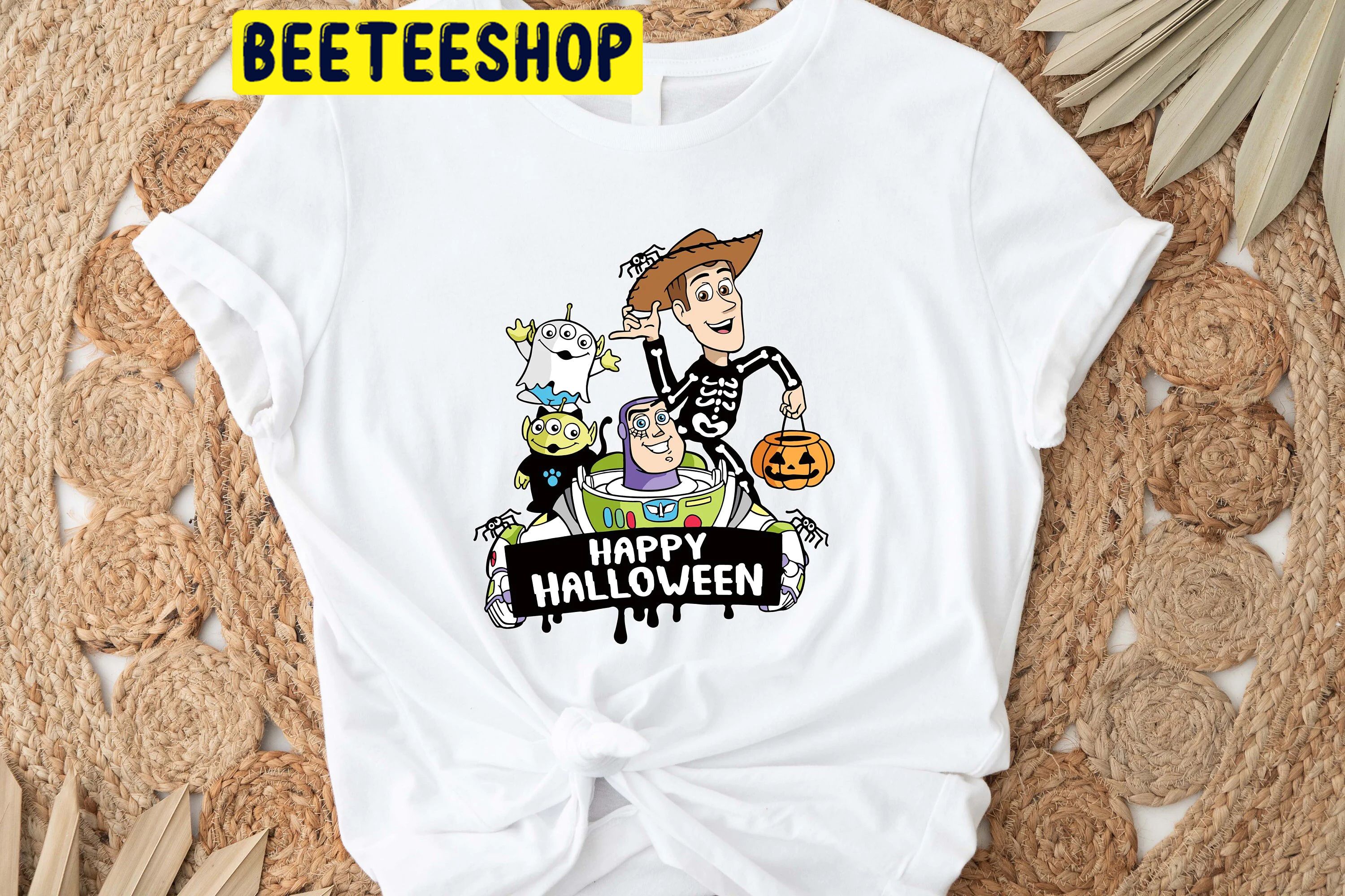 Vintage Toy Story Characters Halloween Vintage Disney Toy Story Halloween Trending Unisex Shirt