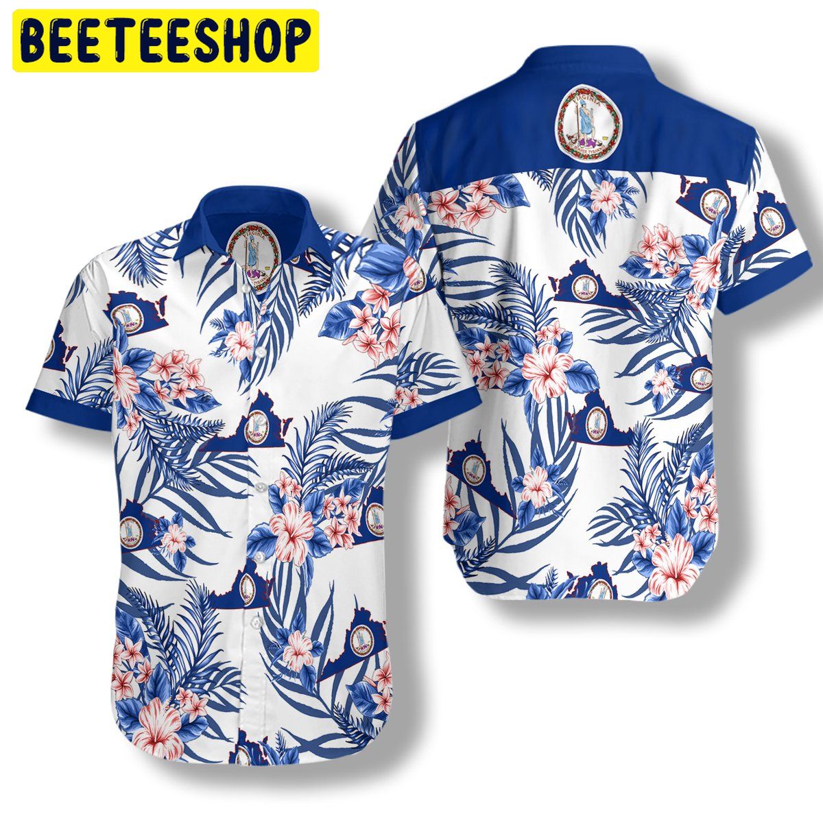 Virginia Proud Trending Hawaiian Shirt - Beeteeshop
