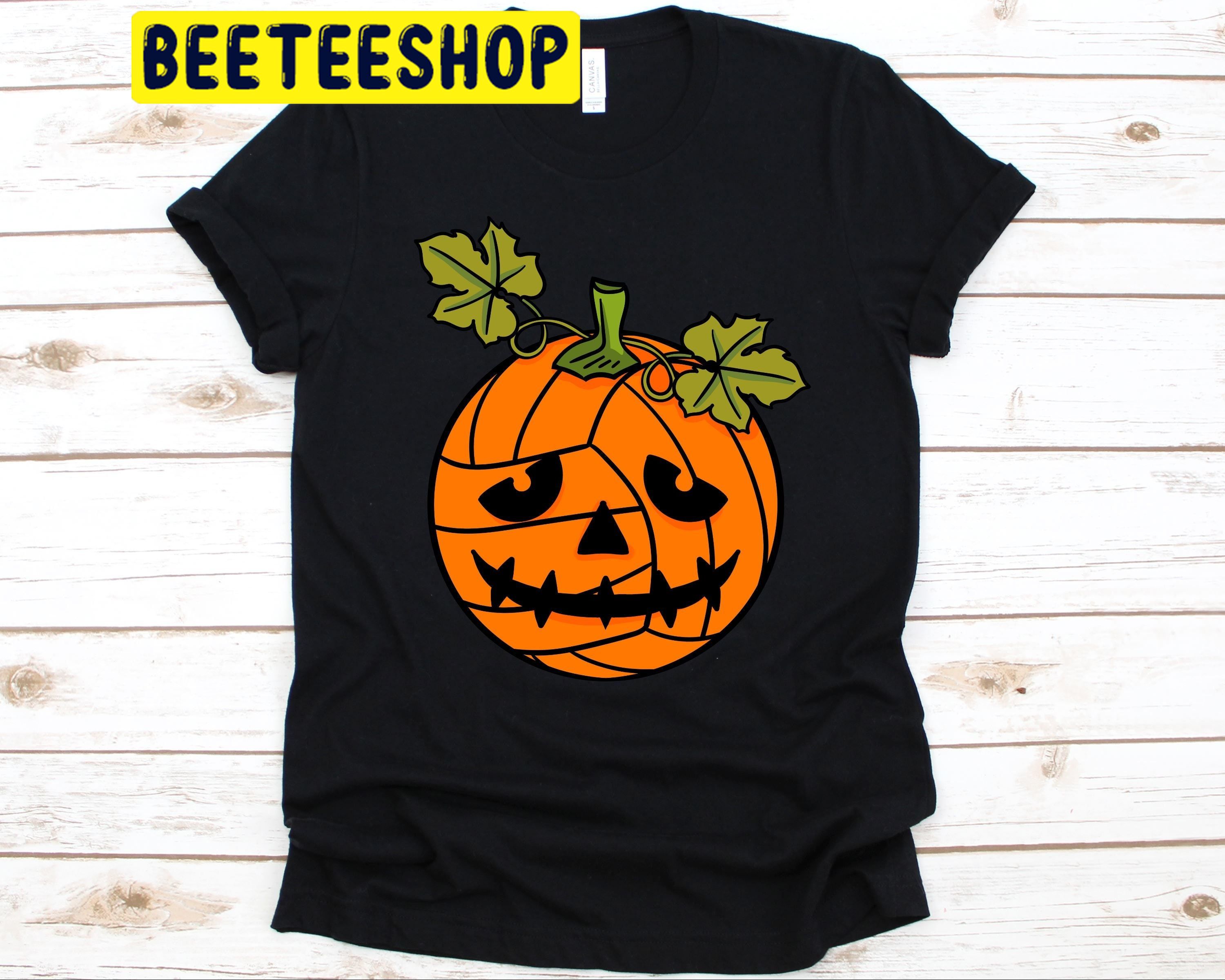 Volleyball Jack O Lantern Trick Or Treat Lovers Halloween Trending Unisex Shirt