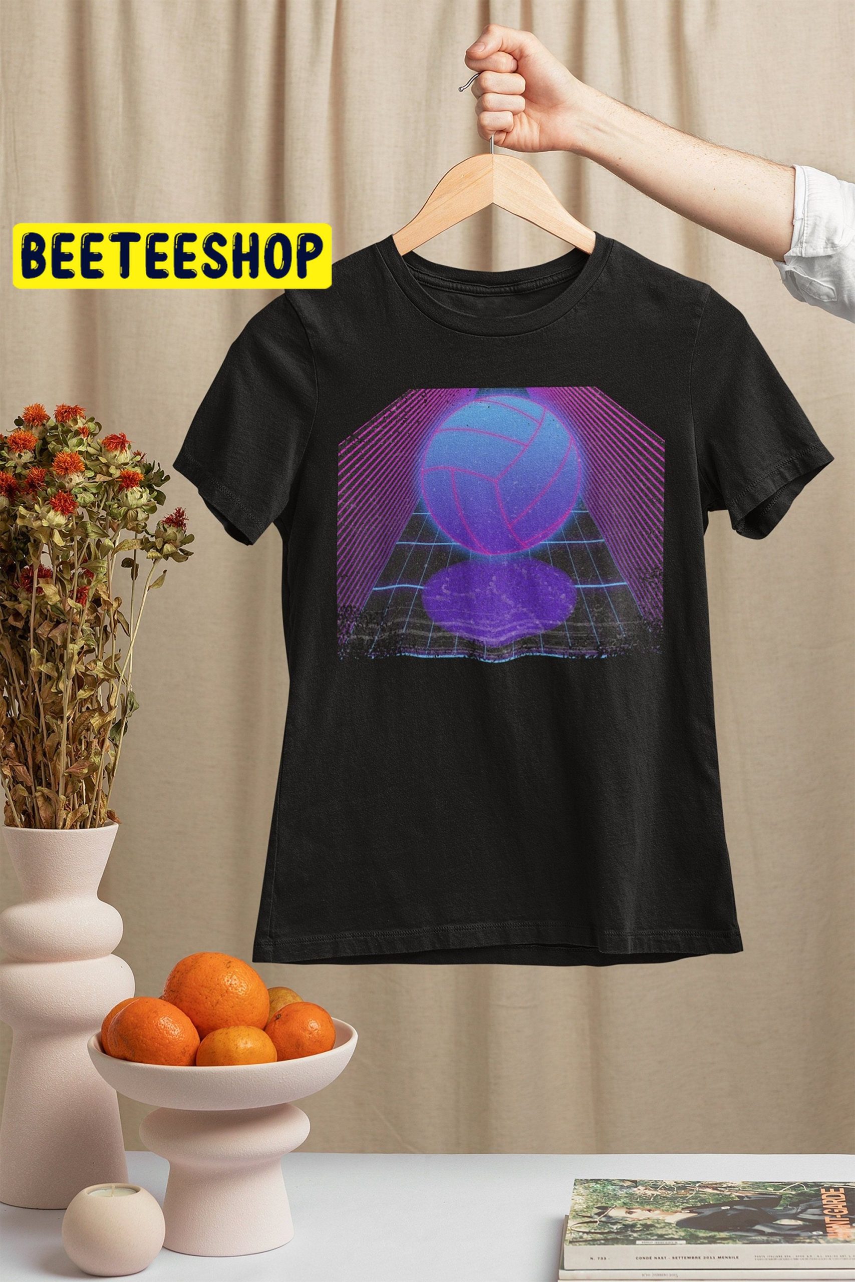 Volleyball Synthwave Vaporwave Trending Unisex Shirt - Beeteeshop