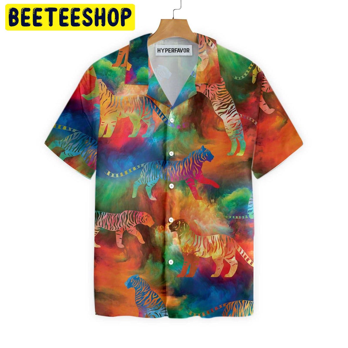 Vortex Paradise Tiger Trending Hawaiian Shirt