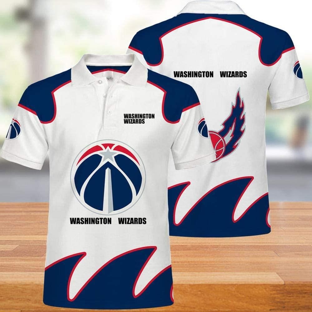 Washington Wizards 3d Print Casual Summer Short Top Branding Trends 3D All Over Print Polo Shirt