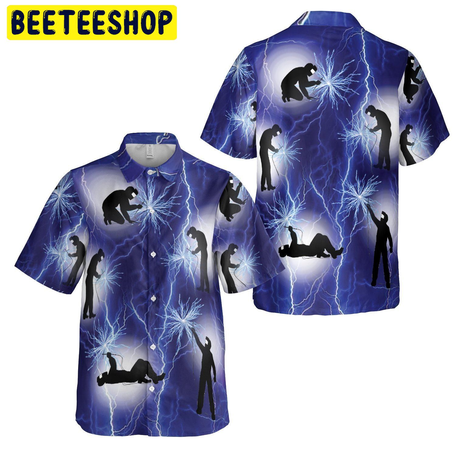 Welding Storm Trending Hawaiian Shirt