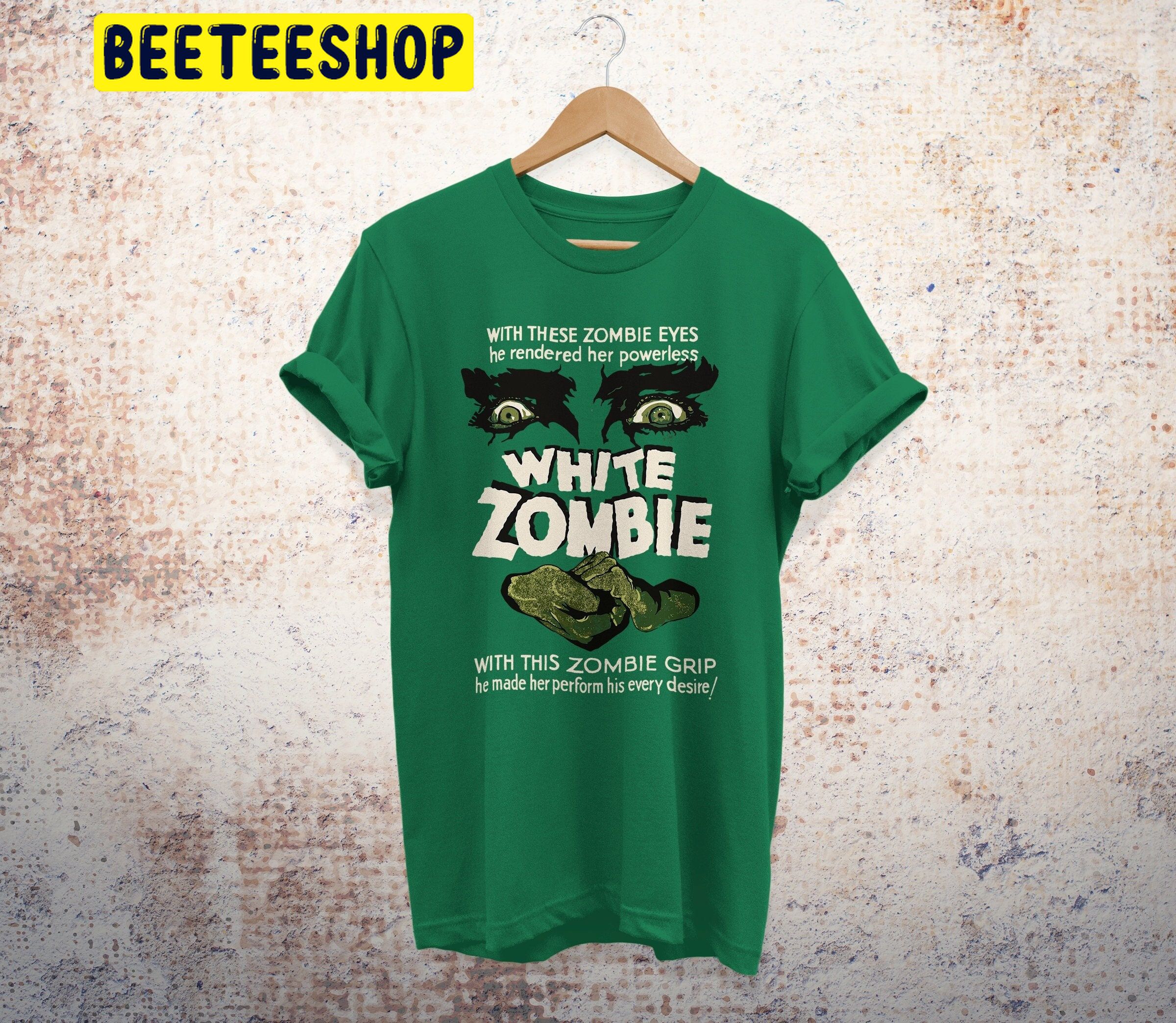 White Zombie With This Zombie Grip Halloween Trending Unisex Shirt