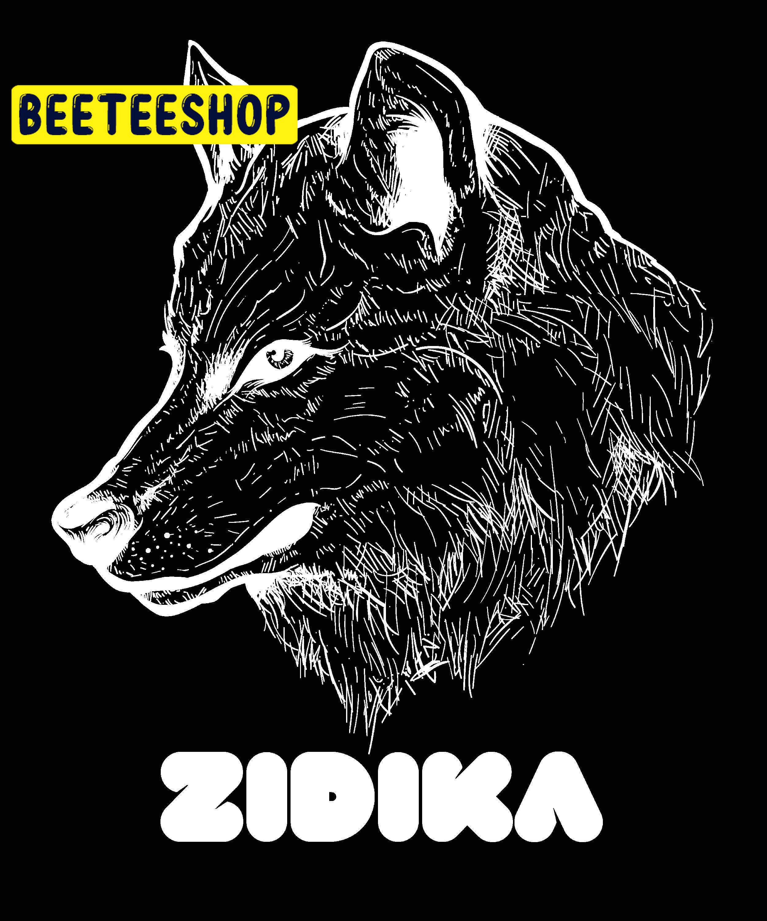 Whtie Art Zidika Wolf Trending Unisex Shirt