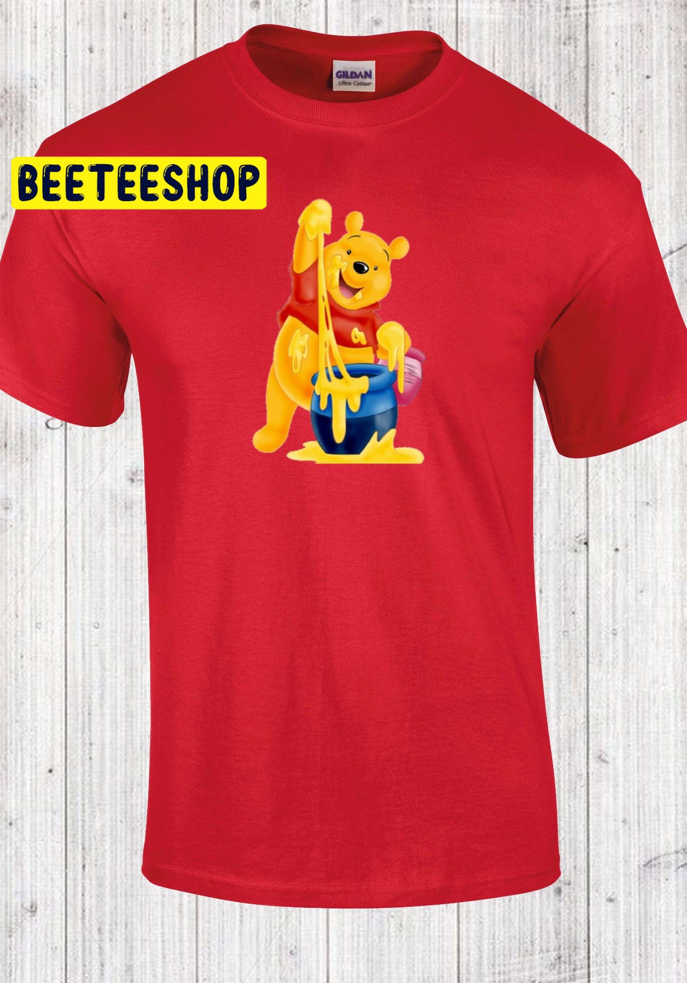 Winnie The Pooh And Honney Trending Unisex Shirt