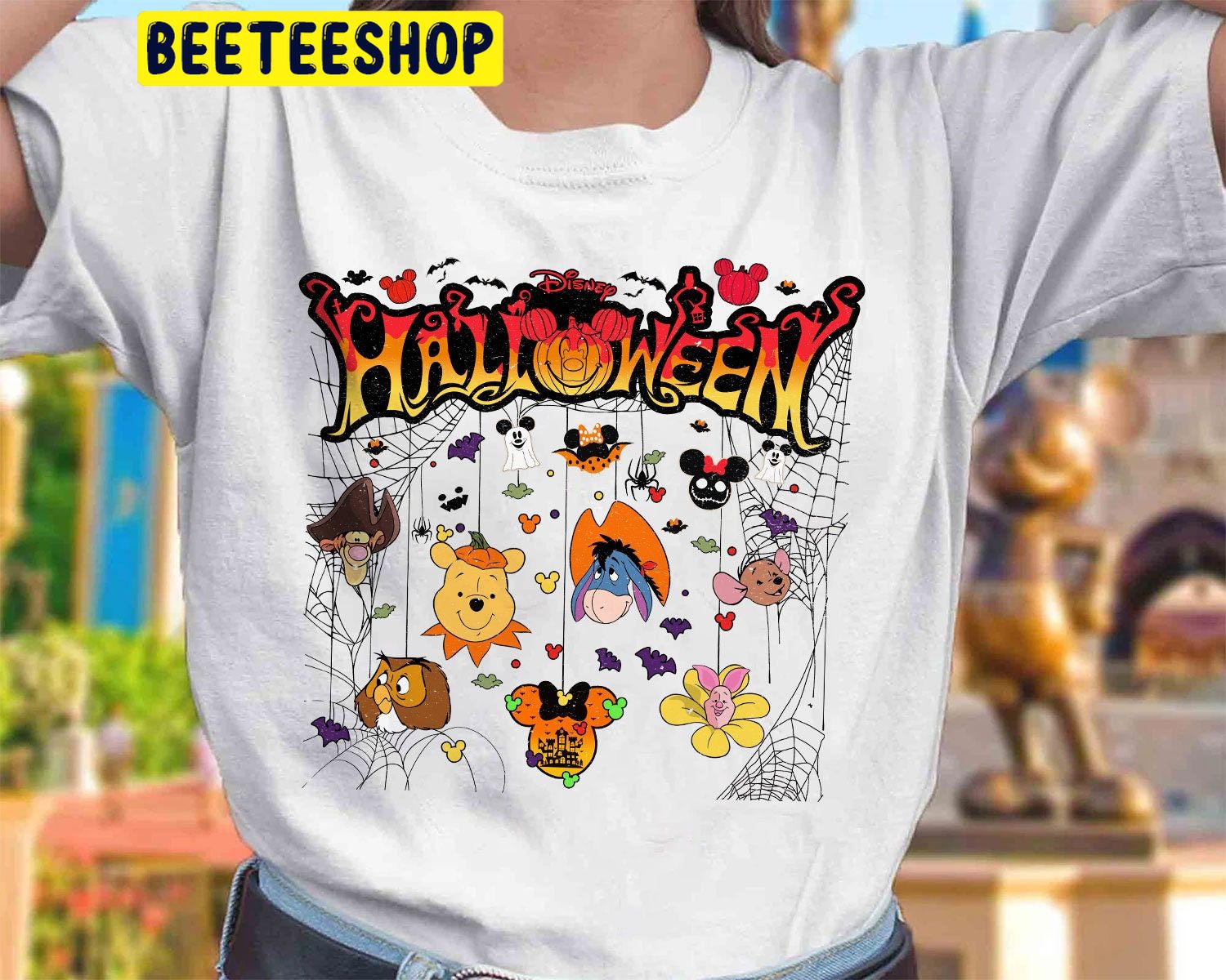 Winnie The Pooh Halloween Disney Boo Bash Trending Unisex Shirt Beeteeshop