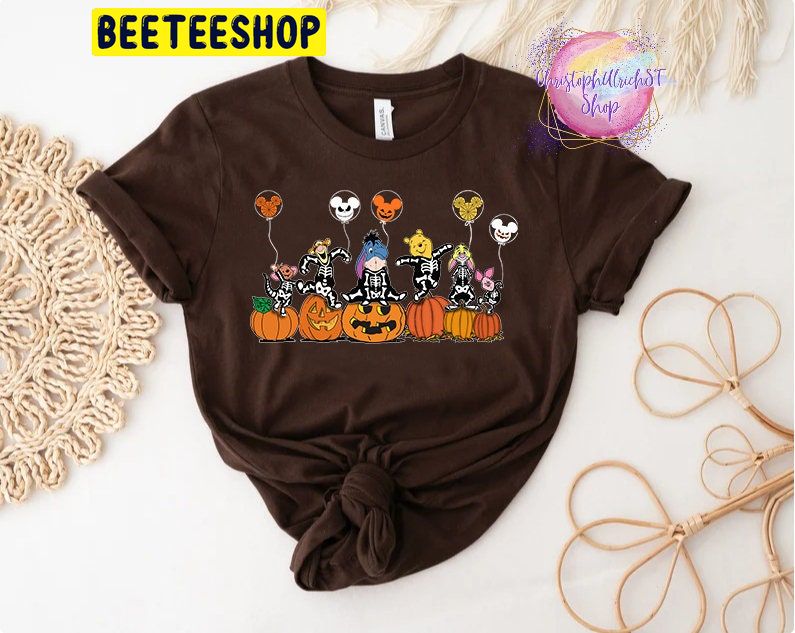 Winnie The Pooh Halloween Disney Pumpkin Boo Bash Trending Unisex Shirt