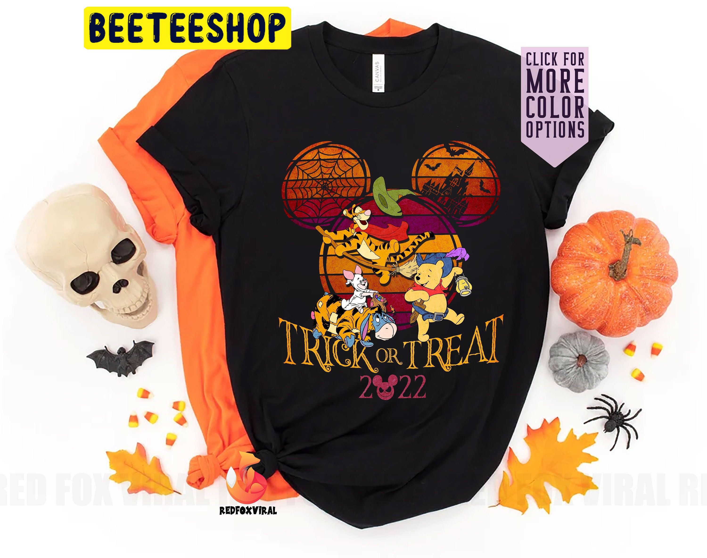 Winnie The Pooh Trick Or Treat Halloween Disney Pooh Bear Trending Unisex Shirt