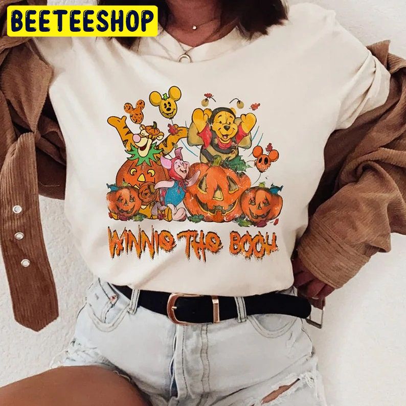 Winnie The Pooh Winnie The Booh Fynny Halloween Trending Unisex Shirt