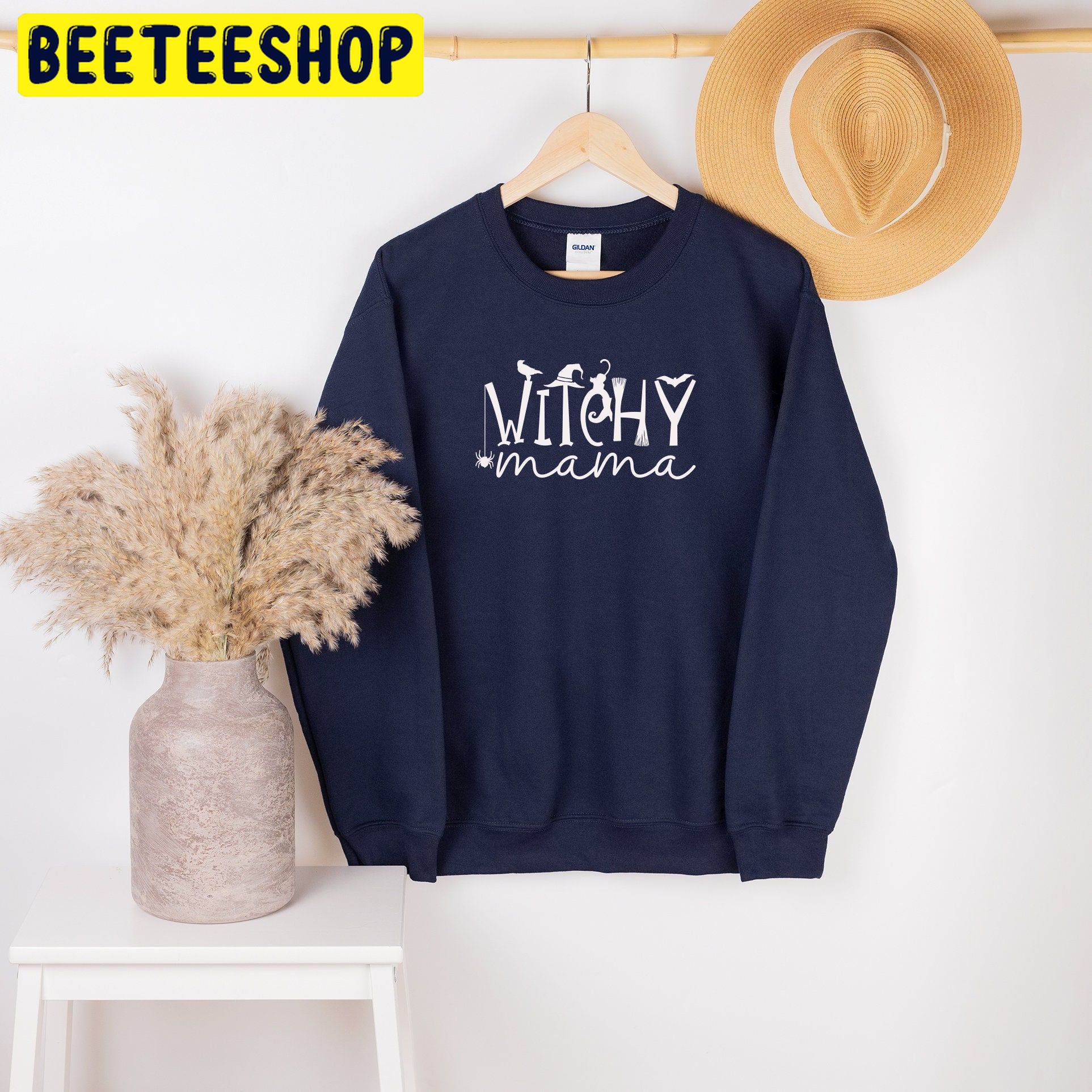 Witchy Mama Halloween Trending Unisex Shirt