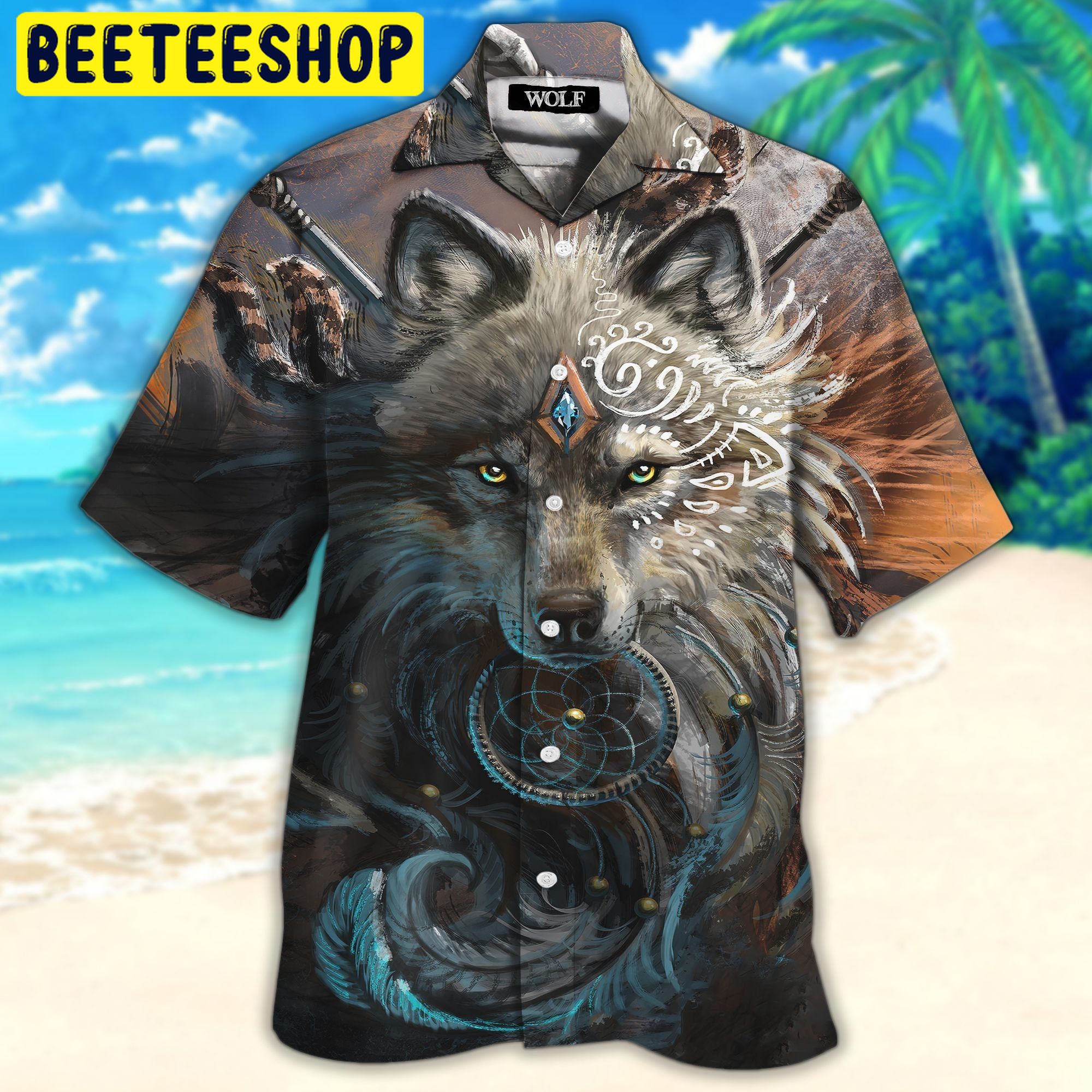 Wolf 3D All Over Printed Trending Hawaiian Shirt And Short