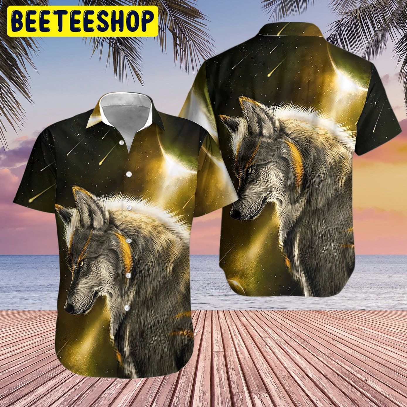 Wolf Lovers Aloha Trending Hawaiian Shirt
