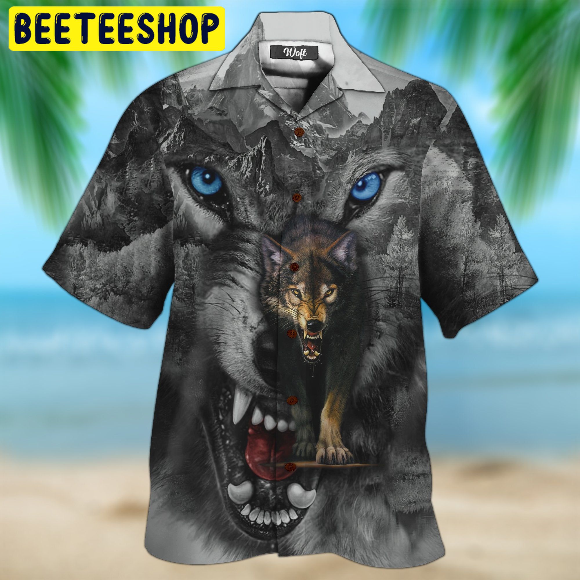 Wolf Trending Hawaiian Shirt And Short