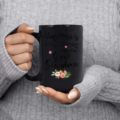 Womens Happines Is Being A Great Grandma Mother 039s Day Gift Mug