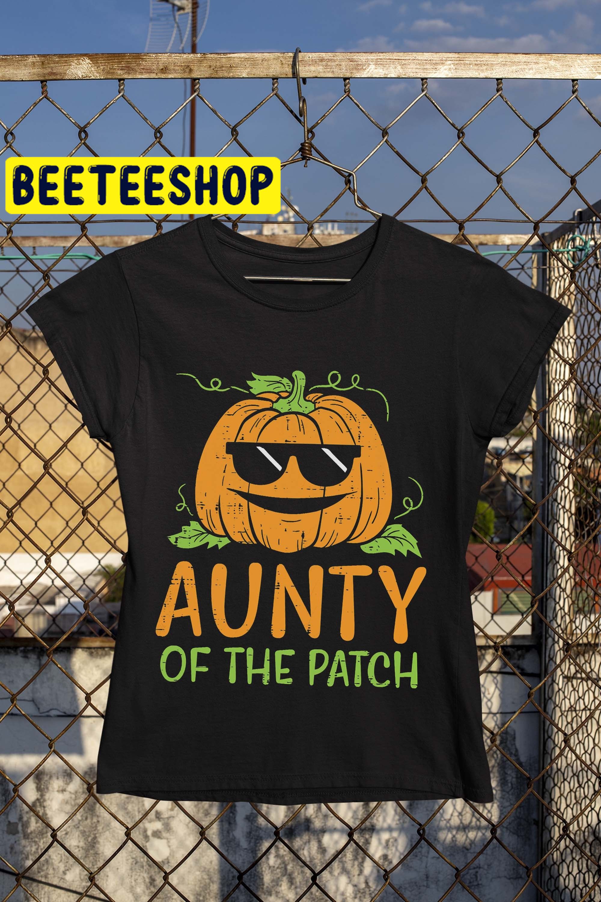 Womens Pumpkin Aunty Of Patch Halloween Trending Unisex Shirt