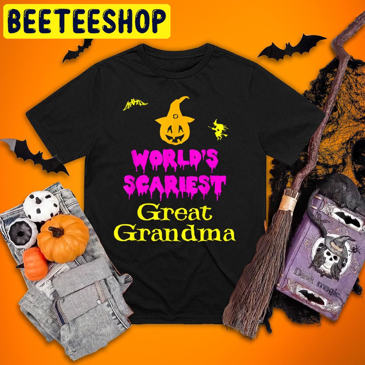 World’s Scariest Great Lazy Easy Grandma Halloween Trending Unisex T-Shirt