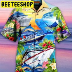 Yacht Tropical Hawaiian Shirt