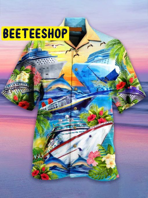 Yacht Tropical Hawaiian Shirt