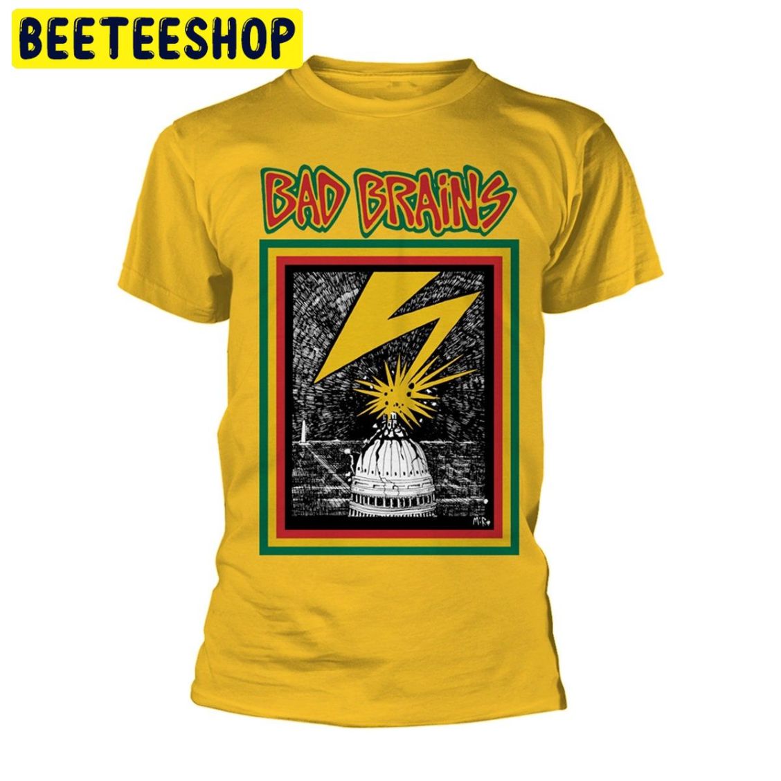 Yellow Bad Brains Rock Punk Trending Unisex Shirt