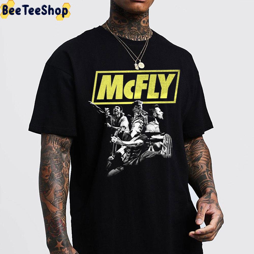 Yellow Retro Art Mcfly Band Trending Unisex T-Shirt