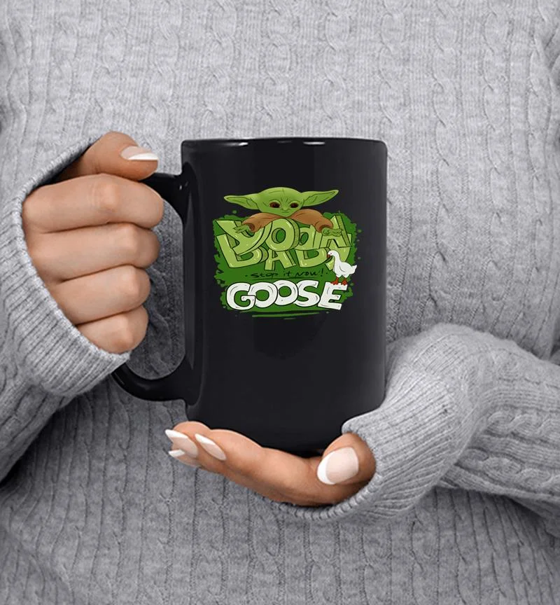 Yoda Baby And Goose Stop It Now Mug