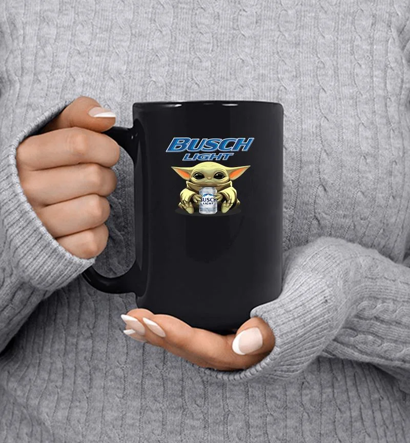 Yoda baby hugs Busch Light Mug