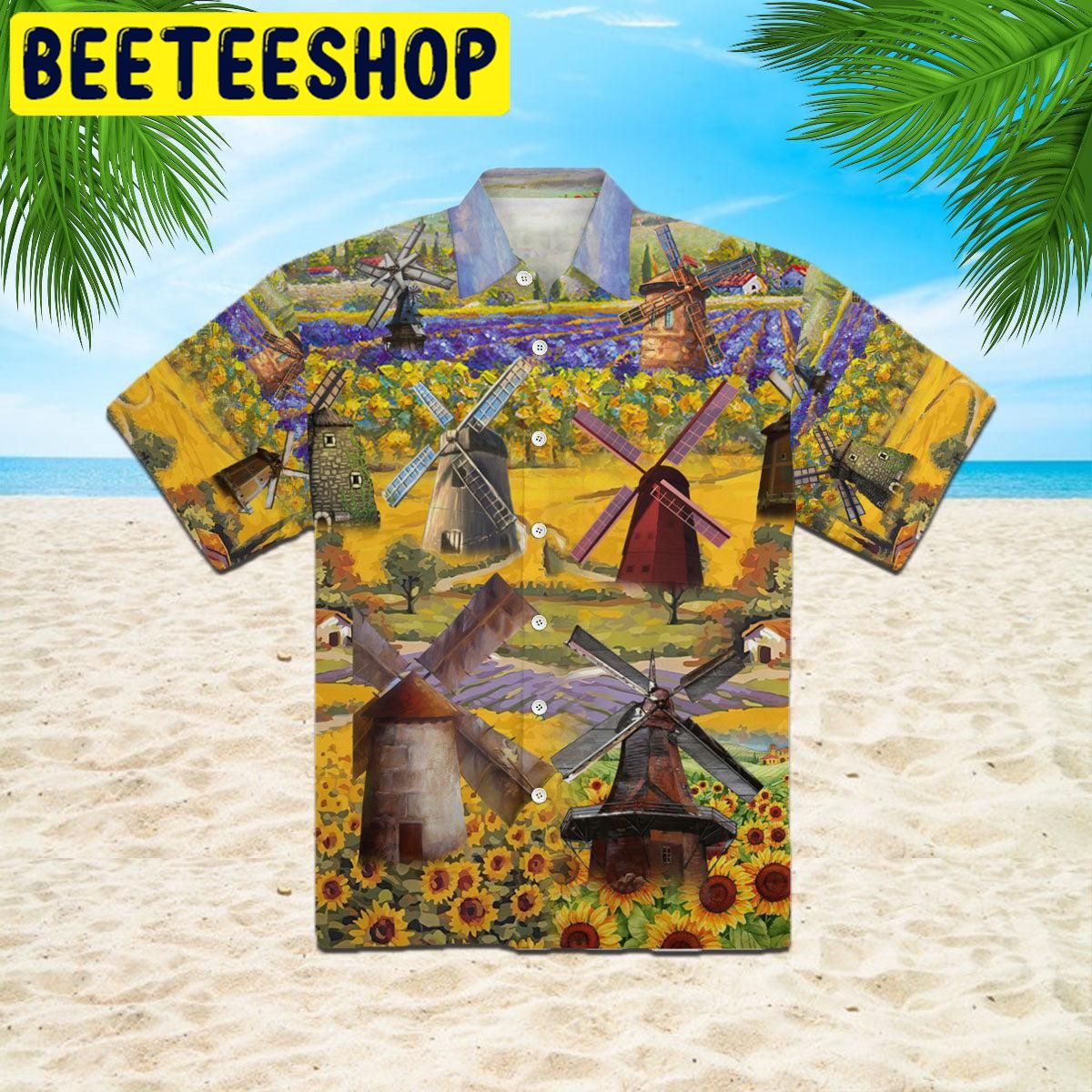 You Can Not Make A Windmill Go With A Pair Of Bellows Flowers Hawaiian Shirt