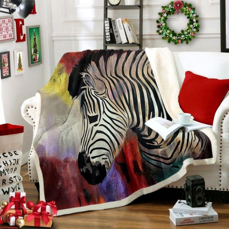 Zebra Lovers Comfy Sofa Throw Blanket