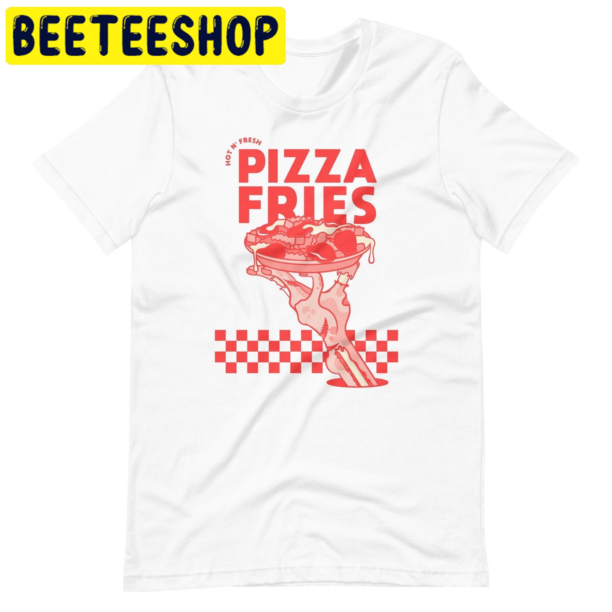 Zombie Hand Pizza Fries Hhn Inspired Horror Nights Halloween Trending Unisex Shirt