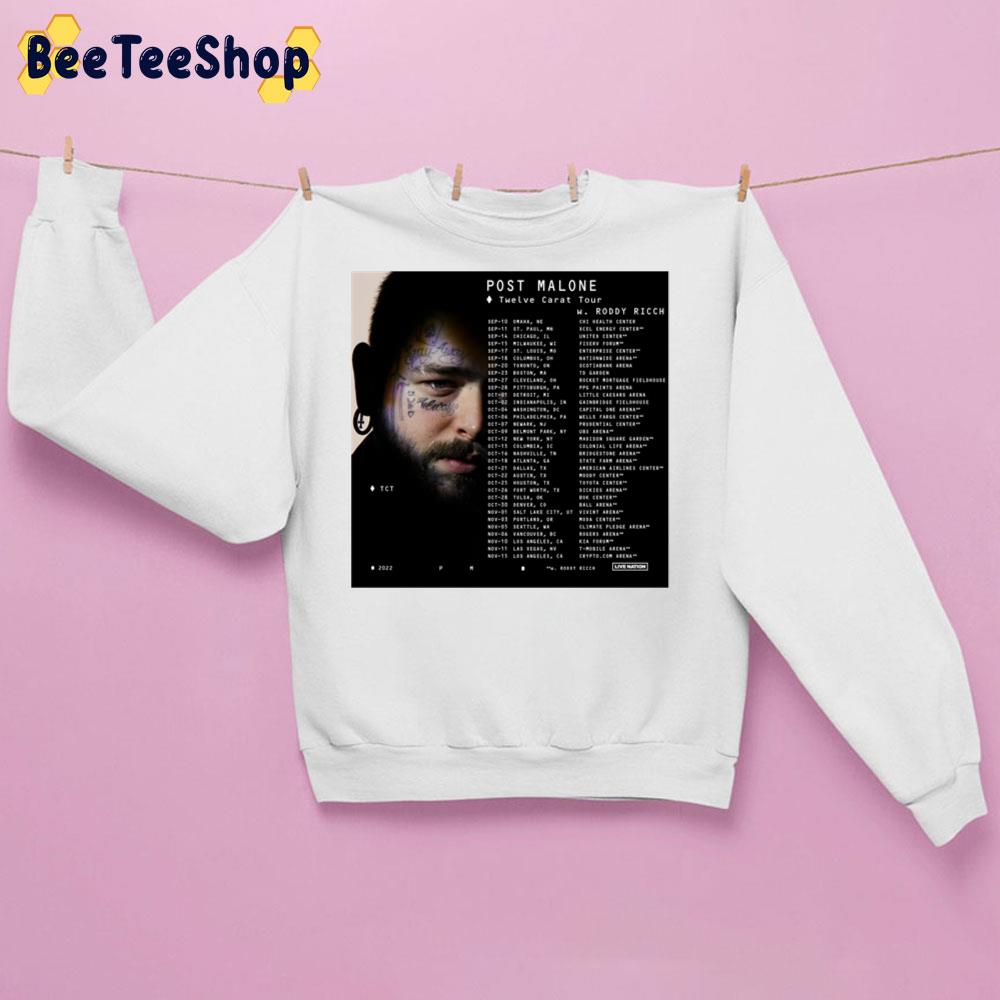 2022 Post Malone Twelve Carat Tour Unisex Sweatshirt