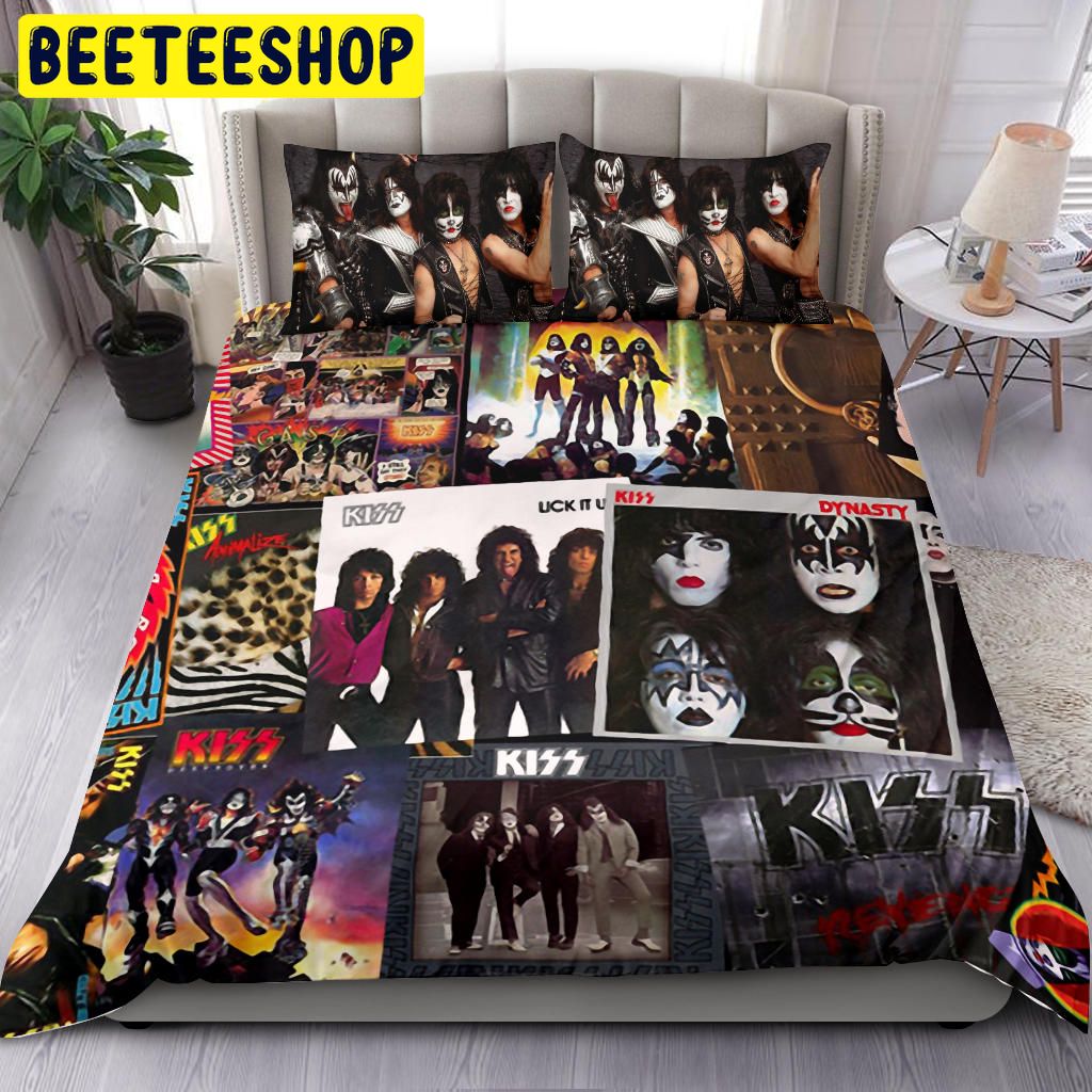 80’s Album Kiss Band Bedding Set