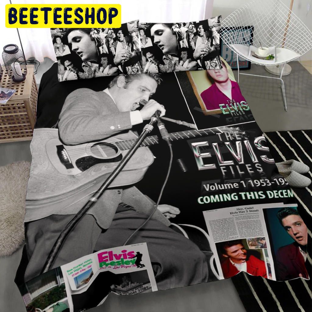 80s Vintage Elvis Presley Bedding Set