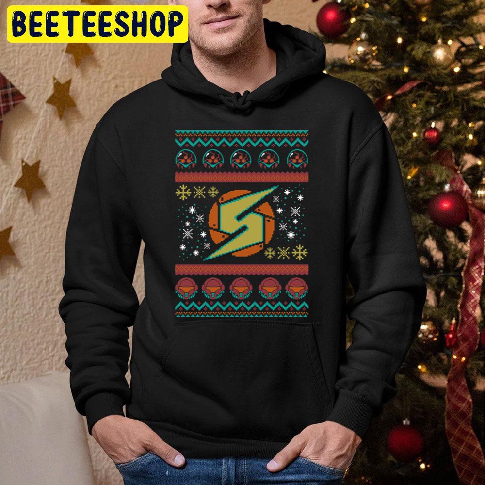 A Very Samus Knit Patternchristmas Trending Unisex Hoodie