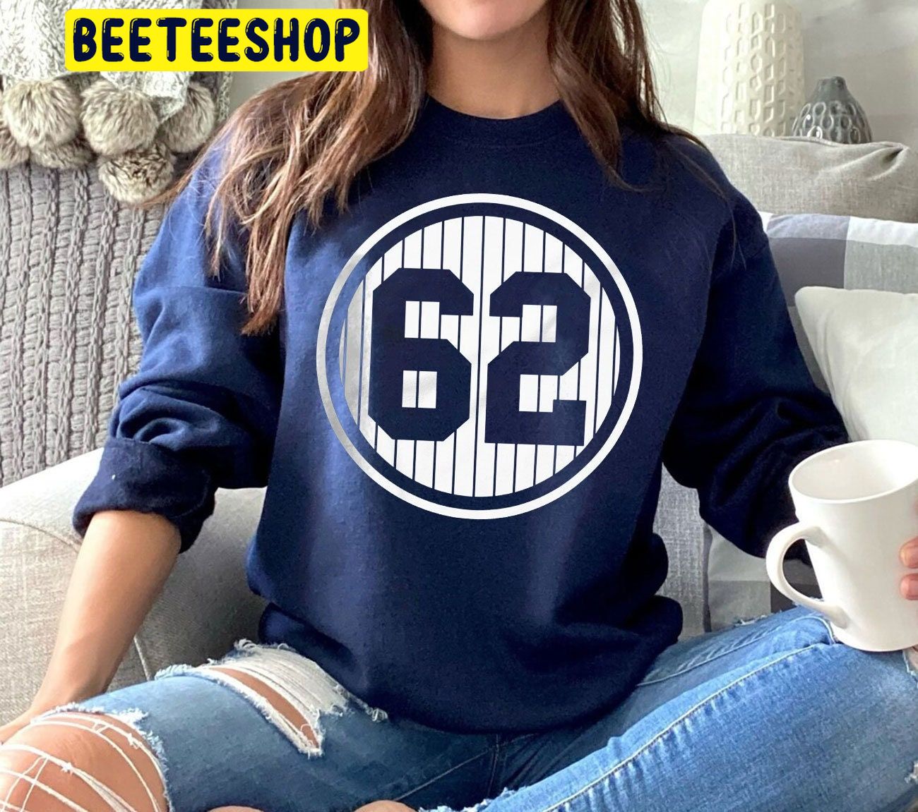 Aaron Judge 62 Home Runs Baseball Trending Unisex Sweatshirt