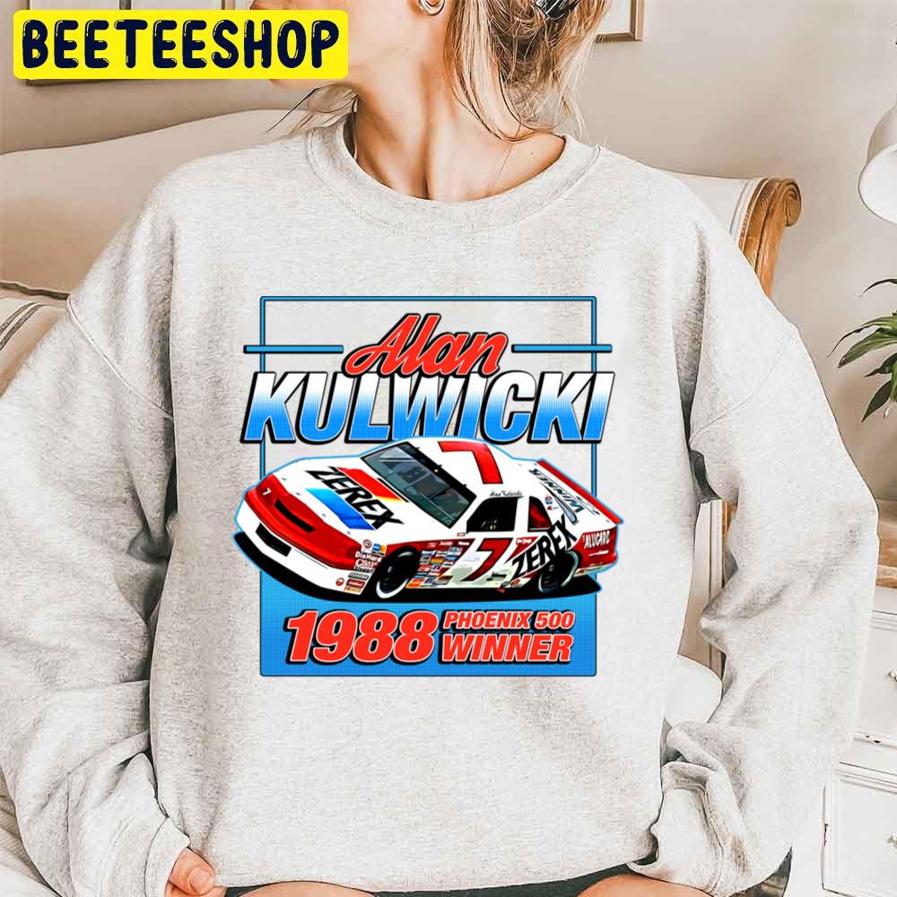 Alan Kulwicki 1988 Phoenix 500 Winner Nascar Champion Retro 80s Style Racing Trending Unisex Sweatshirt