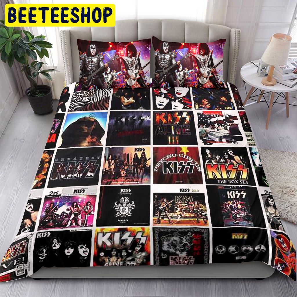 All Album Kiss Band Bedding Set - Beeteeshop